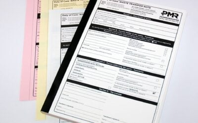 Waste Transfer Notes for Pembrokeshire Metal Recycling