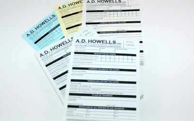 Waste Transfer Note Printers for AD Howells