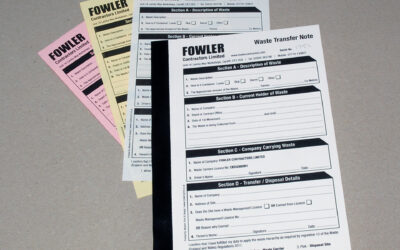 Waste Transfer Note Printers for Fowler Construction Ltd