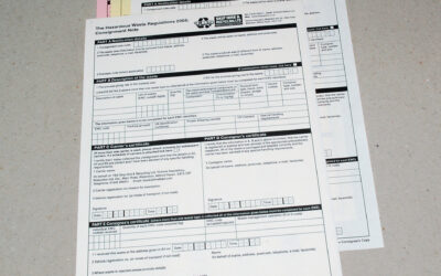 High-Quality Waste Transfer Notes for TBS Skip Hire and Recycling